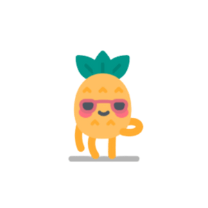 The ZOGO pineapple, ZOGO is a tool to help you learn financial literacy. 