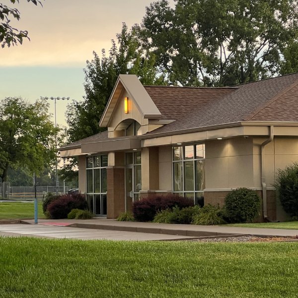 Contact a branch location, like our Locust St. branch pictured here, to learn more about a personal loan to help with a tax payment. 
