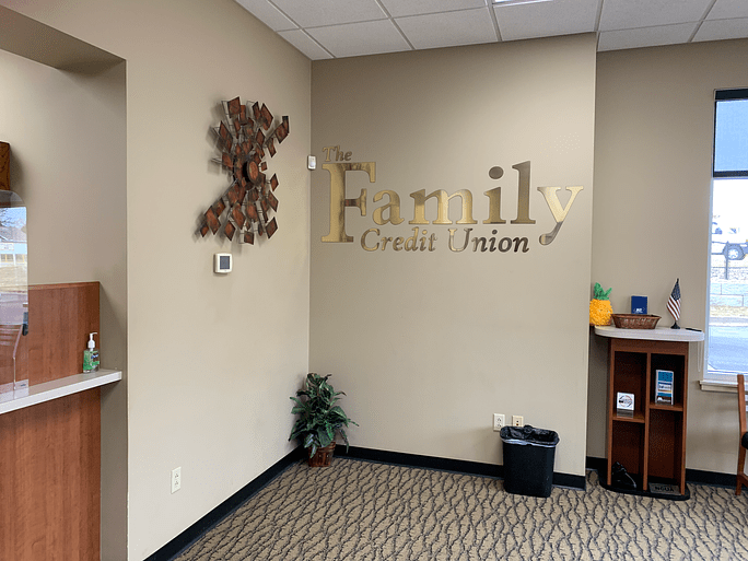 Inside the Bettendorf branch of The Family Credit Union