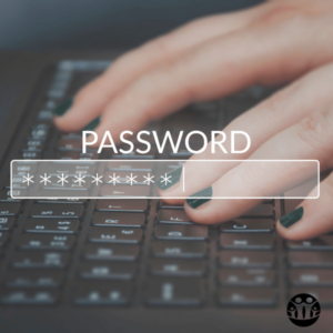 Good cyber security includes having a strong password for your online banking. 